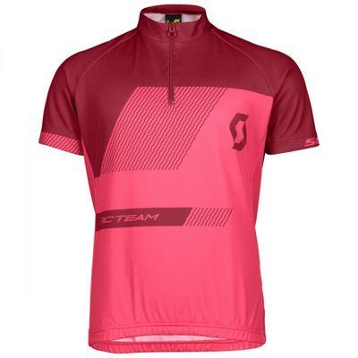 Велофутболка підліткова SCOTT Jr RC TEAM Brown/Red, 152 (264916.5841.046)