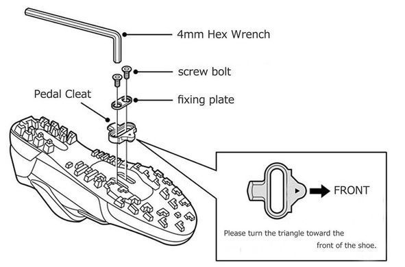 Шипи до педалей Giant Cleats Direction SPD System Multiple (230000075)