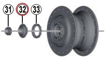 Конус втулки лівий Shimano SG-C3000-7R (SHMO Y38P98100)