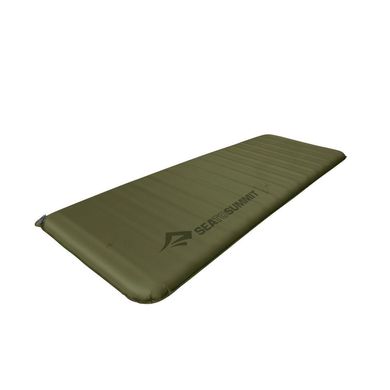 Коврик самонадувающийся Sea to Summit Self Inflating Camp Plus Mat, Rectangular Large, Moss, 201x64x7.5см (STS AMSICAPLRL)