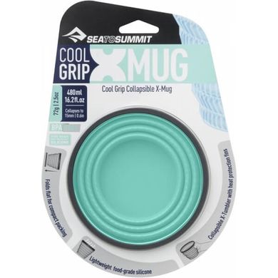 Чашка складная X-Mug Cool Grip, 480 мл, Sea Foam от Sea to Summit (STS AXCGMUGSF)