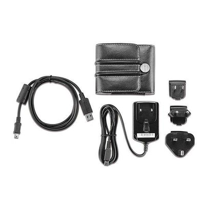 Автокомплект Garmin для Nuvi 12xx/13xx, USB кабель, зарядное устройство 220В, универсальный чехол, Black (010-11305-03)