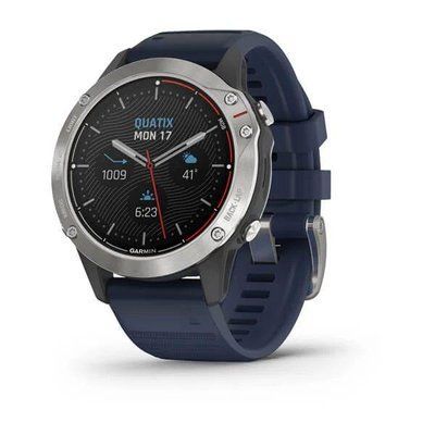 Смарт-годинник Garmin Quatix 6, Gray/Captain Blue (753759248246)