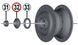 Конус втулки лівий Shimano SG-C3000-7R (SHMO Y38P98100)