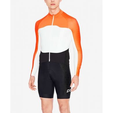 Велоджерси POC Avip Ls Ceramic Jersey, Zink Orange/Hydrogen White, M (PC SS18580808040MED1)