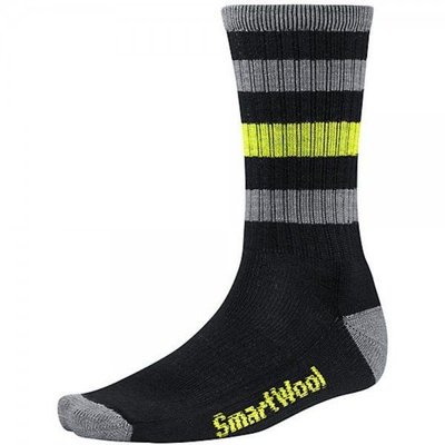 Шкарпетки чоловічі Smartwool Striped Hike Light Crew Black, р. XL (SW SW141.001-XL)