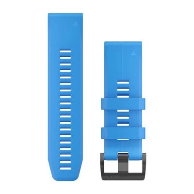 Ремешок Garmin Fenix 5X Plus QuickFit 26mm, Silicone Band, Cyan Blue (753759204365)