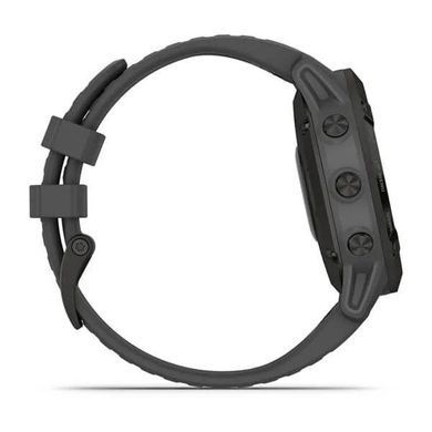 Смарт-годинник Garmin Fenix 6 Pro Solar, Black/Slate (753759251802)