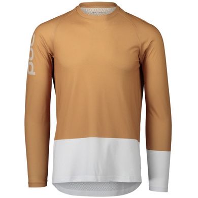 Велоджерсі з довгим рукавом POC MTB Pure LS Jersey, Aragonite Brown/Hydrogen White, M (PC SS22528441818MED1)