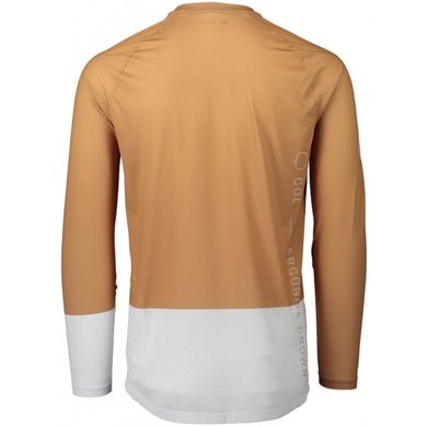 Велоджерсі з довгим рукавом POC MTB Pure LS Jersey, Aragonite Brown/Hydrogen White, M (PC SS22528441818MED1)