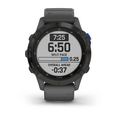 Смарт-годинник Garmin Fenix 6 Pro Solar, Black/Slate (753759251802)