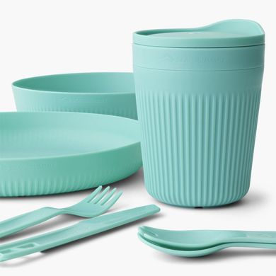 Набір посуду Sea to Summit Passage Dinnerware Set, 1P, 7 Piece, Aqua Sea Blue (STS ACK037051-120219)