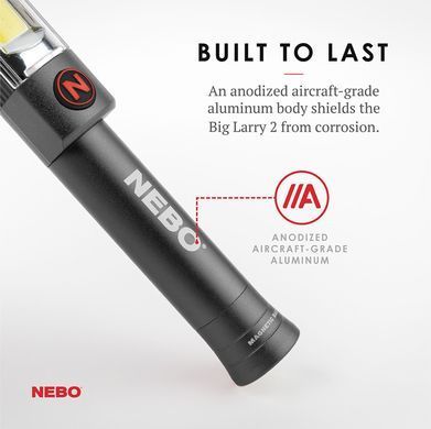 Ліхтар ручний Nebo Big Larry 2 500 люмен (NB NEB-6737-G)