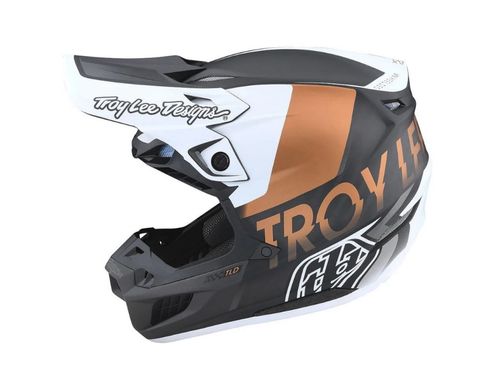 Ендуро шолом TLD SE5 Carbon Helmet Qualifier White/Bronze, M (171559003)