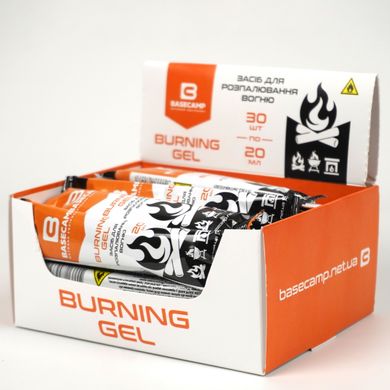 Гель для розжига BaseCamp Burning Gel, 30 стиков по 20 ml (BCP 50600)