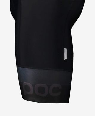 Велошорти чоловічі POC Essential Road VPDs Bib Shorts, Uranium Black/Uranium Black, XL (PC 581458204XLG1)