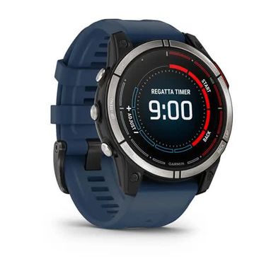 Смарт-годинник Garmin Quatix 7 Sapphire AMOLED, Black/Blue (753759298432)