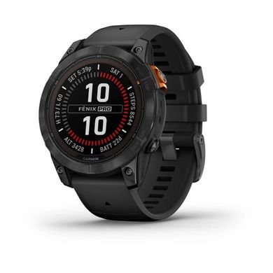 Смарт-годинник Garmin Fenix 7 Pro Solar, Slate Gray/Black (753759317713)