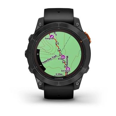 Смарт-годинник Garmin Fenix 7 Pro Solar, Slate Gray/Black (753759317713)