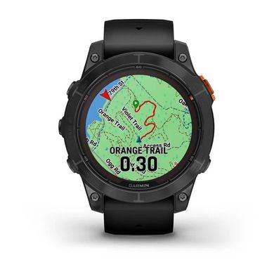 Смарт-годинник Garmin Fenix 7 Pro Solar, Slate Gray/Black (753759317713)