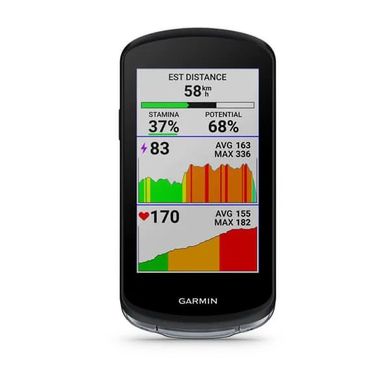 Велокомпьютер Garmin Edge 1040 Solar, Black/Silver (753759279769)