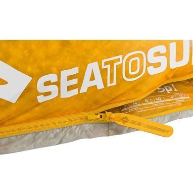 Спальний мішок Spark SpI (9/5&deg;C), 198 см - Left Zip, Light Grey/Yellow від Sea to Summit (STS ASP1-L)