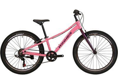 Велосипед дитячий Winner Candy 24", 2024, Pink (24-243)