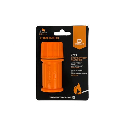 Сірники BaseCamp STOPMPROOF MATCHES, 20 шт (BCP 50400)