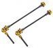 Затиски для коліс Fouriers DX001 шосе карбон, Gold (FRS QR-DX001-004)