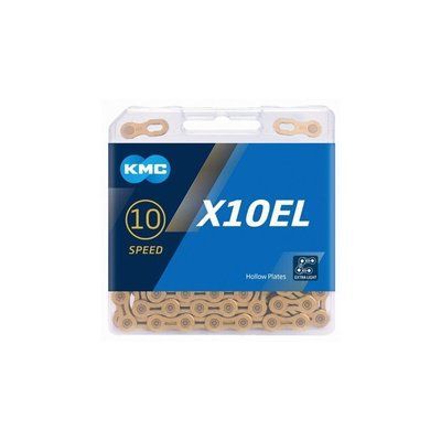 Ланцюг KMC X10EL TI-N, 114 ланок, Gold (KMC X10EL)