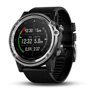 Смарт-годинник для дайвінгу Garmin Descent Mk1, Silver/Black (753759186890)