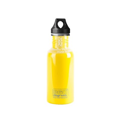 Фляга 360° degrees - Stainless Steel Bottle Yellow, 550 мл (STS 360SSB550YLW)