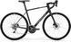 Велосипед шосейний MERIDA SCULTURA ENDURANCE 300, SILK BLACK(DARK SILVER), S (A62211A 04056)