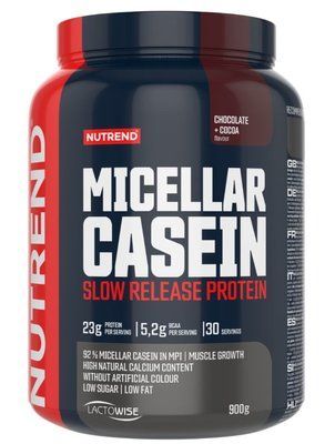 Казеїновий протеїн Nutrend Micellar Casein 900 г, Шоколад/Какао (NRD DS-2411)