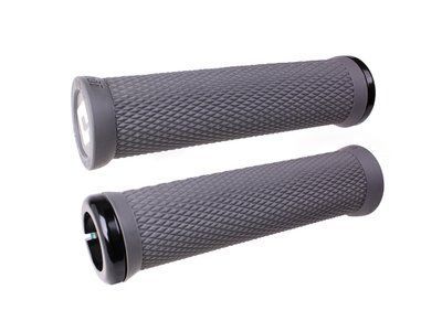 Гріпси ODI Grips Elite Motion, V2.1 Lock-On, Black/Graphite w/Black clamp (D33MTH-B)
