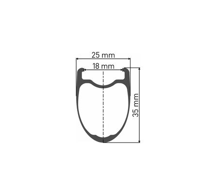 Колесо переднє DT Swiss PRC 1400 Spline 700C RB 35 5/100, Black (WPRC140AAQXCA04425)