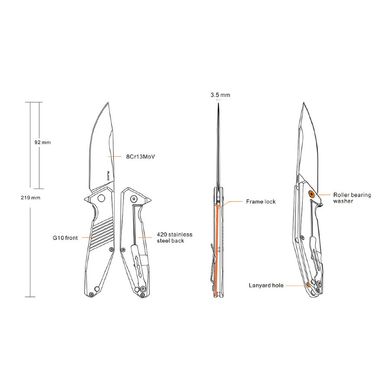 Нож складной Ruike D191-B (6942870371146)