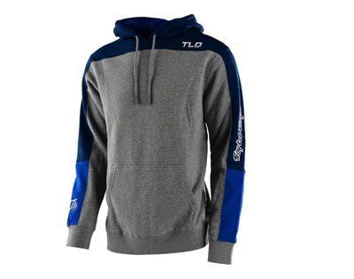 Худі TLD Holeshot Pullover Hoodie Heather Grey/Blue, L (731086024)