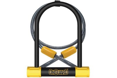 Замок велосипедний U-подібний Onguard Bulldog DT, на ключі, Yellow (LCK-33-10)