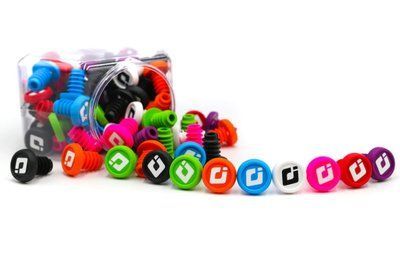 Баренди ODI Grips small 2-Color Push-In Plugs Refill Pack, Pink w/ White Logo (F72PR-P-s)