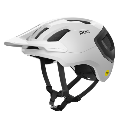 Велошолом POC Axion Race MIPS, Hydrogen White/Uranium Black Matt, M (PC 107438347MED1)