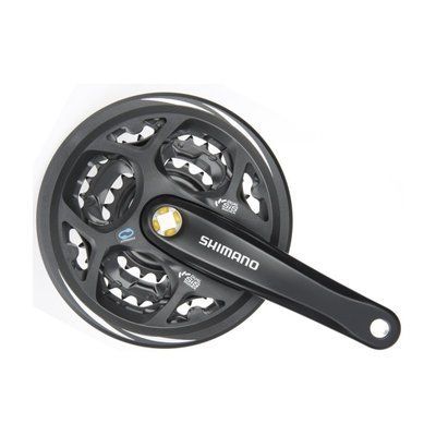 Шатуни Shimano FC-M311, 170мм, 42x32x22, захист зірок (SHMO EFCM311C222CL)