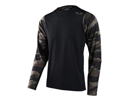 Велоджерсі TLD SKYLINE LS CHILL JERSEY Hide Out Black, L (353466004)