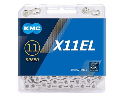 Цепь KMC X11EL Silver x 118 звеньев (KMC X11EL_S_118)