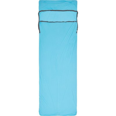 Вкладыш в спальник Sea to Summit Breeze Sleeping Bag Liner, Rectangular w/ Pillow Sleeve, Blue Atoll (STS ASL031081-250207)
