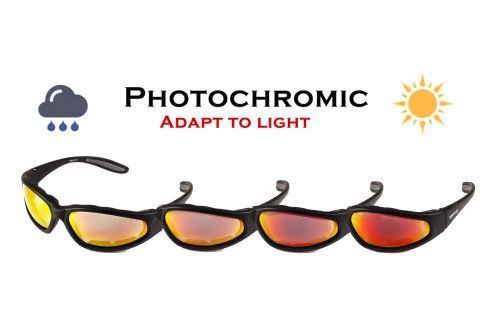 Фотохромные очки защитные Global Vision Hercules-1 PLUS (G-Tech Red)