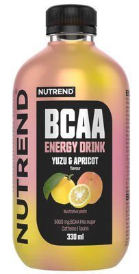 Енергетичний напій Nutrend BCAA Energy Drink 330 мл, Юзу/Абрикос (NRD DS-2377)