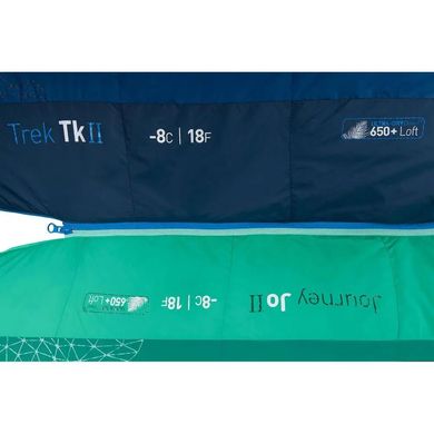 Спальный мешок Trek TKI (5/-1°C), 183 см - Left Zip, Bright Blue/Denim от Sea to Summit (STS ATK1-R) 2019