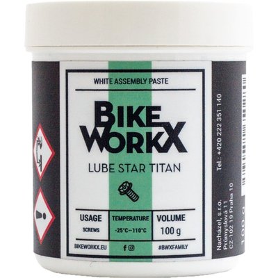 Мастило для різьбових з'єднань BikeWorkx Lube Star Titan, банка, 100 г (TITAN/100)