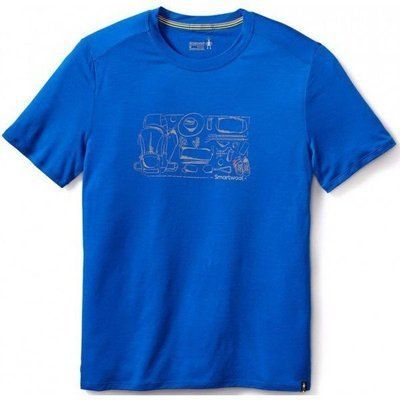 Футболка чоловіча Smartwool Merino 150 Backpacker's Tee Bright Blue, р. s (SW 16048.378-S)